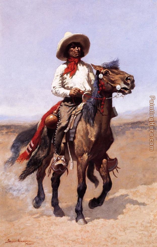 A Regimental Scout painting - Frederic Remington A Regimental Scout art painting